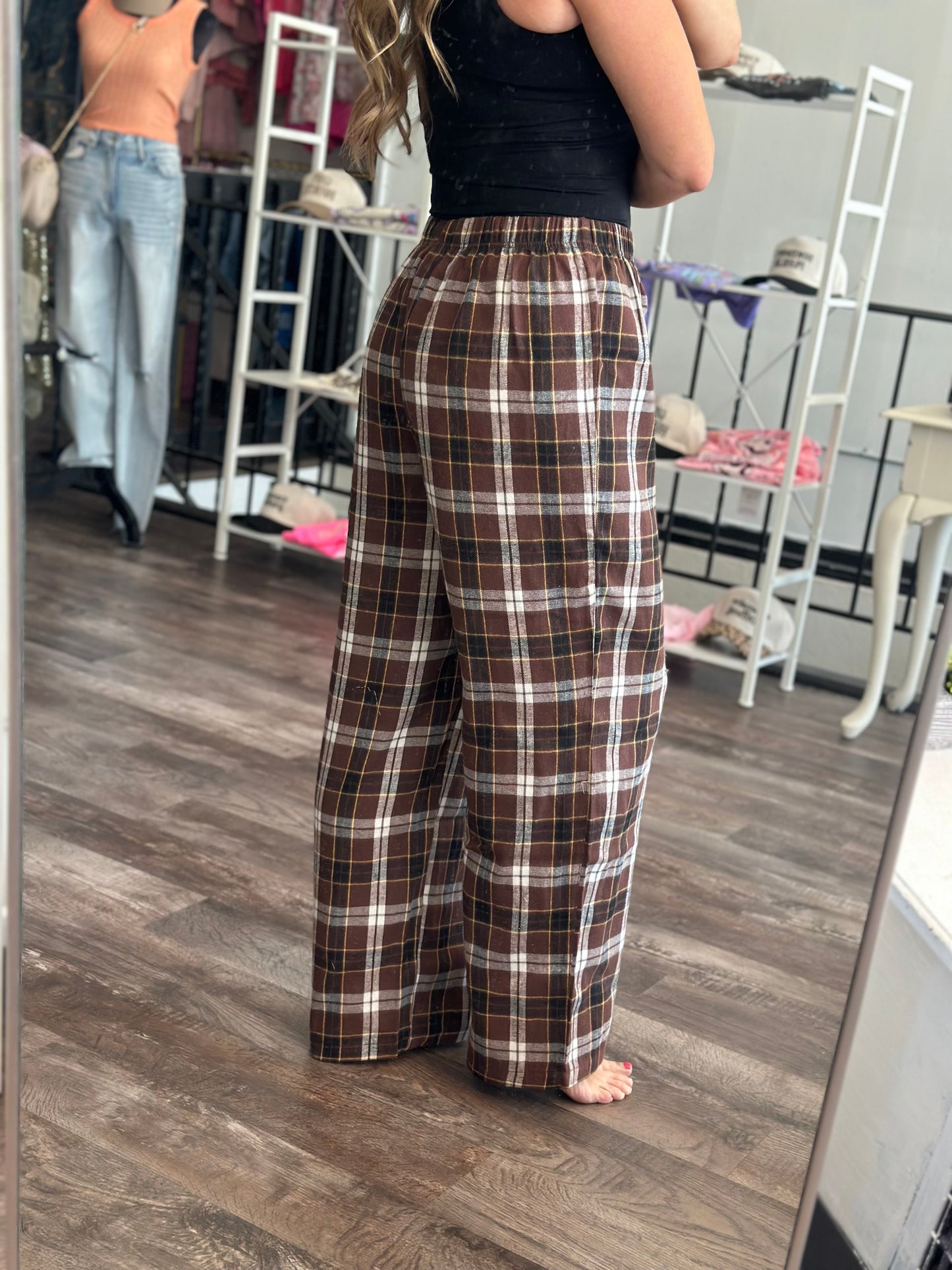 Get Up and Go Plaid Flannel Pants