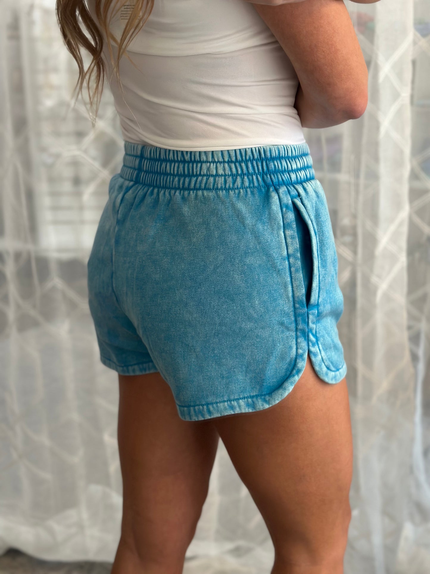 Summer Lovin’ Comfy Shorts (Sky)