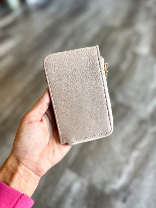 Dainty Card Wallet (Taupe)
