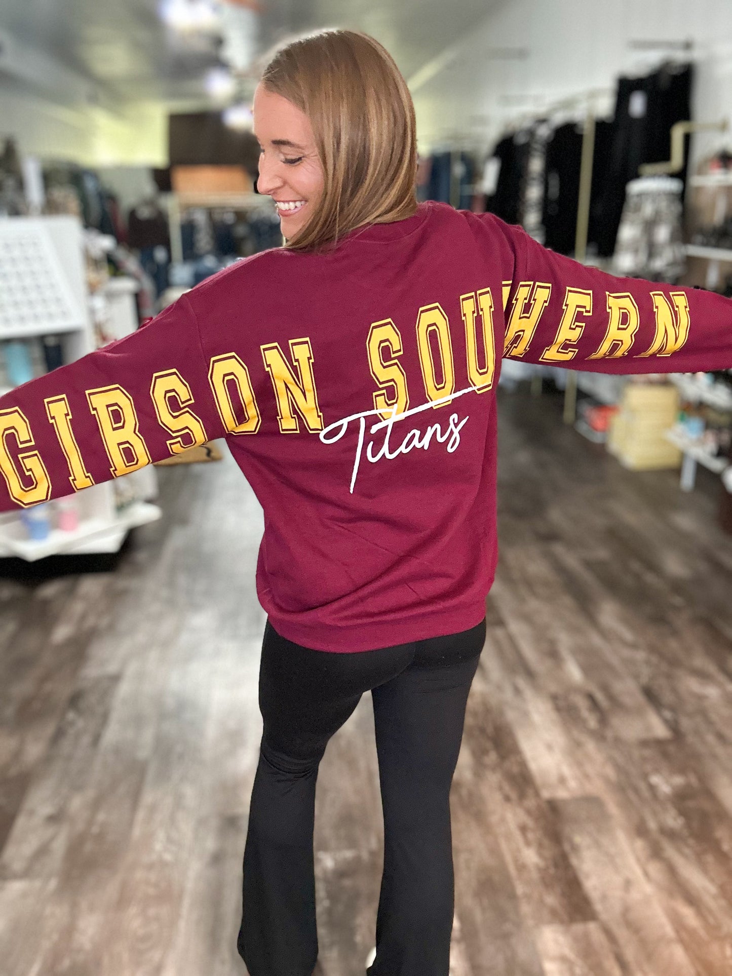 Preorder Custom Arm to Arm Crewneck - PC Chargers