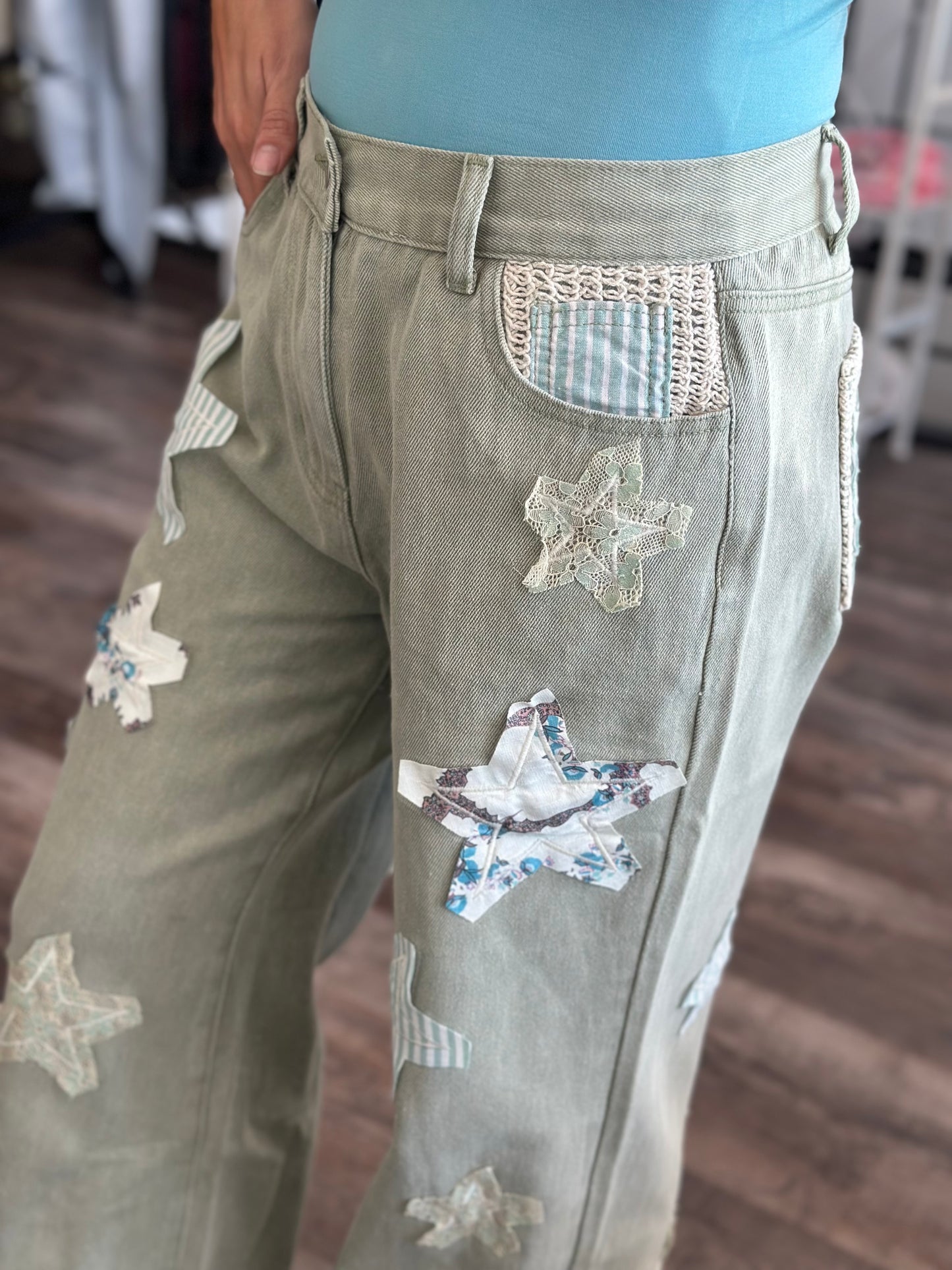 Under The Stars Denim Pants