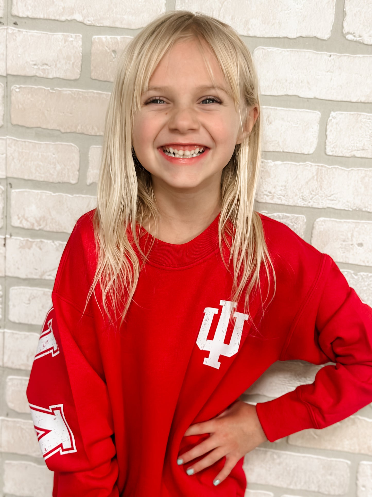 Indiana Arm To Arm Crewneck YOUTH (in-stock!)