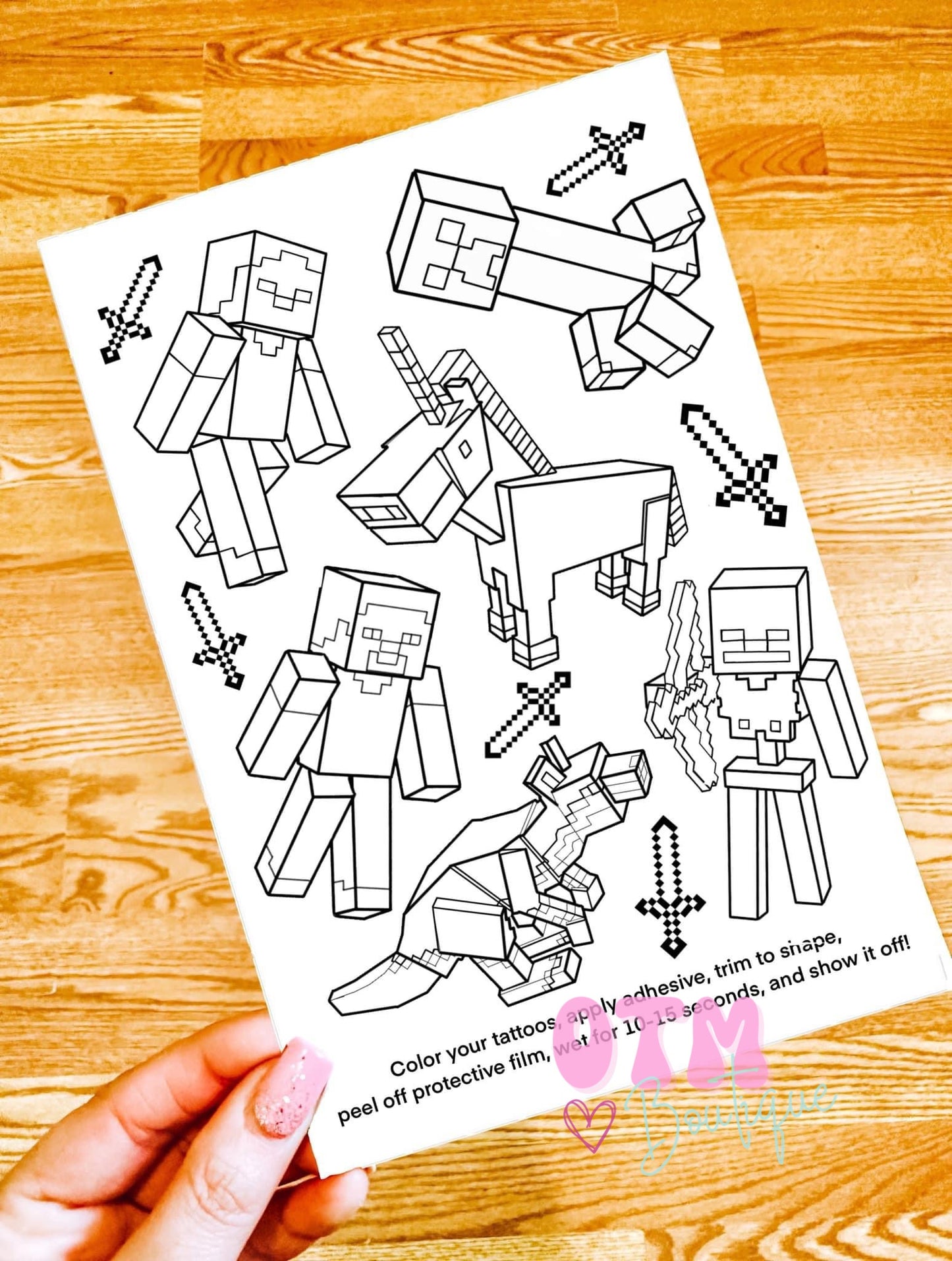 Color Your Own Tattoo Sheets
