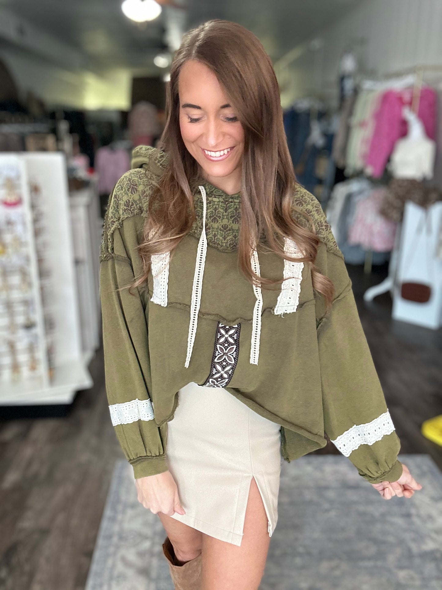 Heaven Sent Boho Lace Hoodie