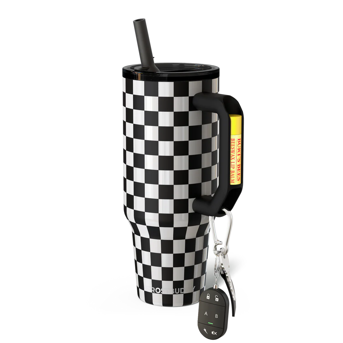 Thicc Buddy 40 (Black & White Checkered)