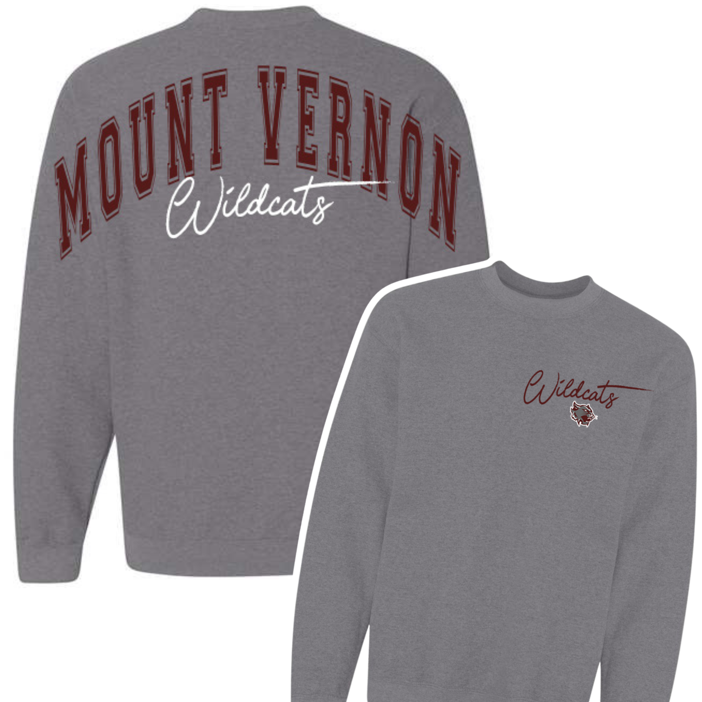 Preorder Custom Arm to Arm Crewneck - MV Wildcats