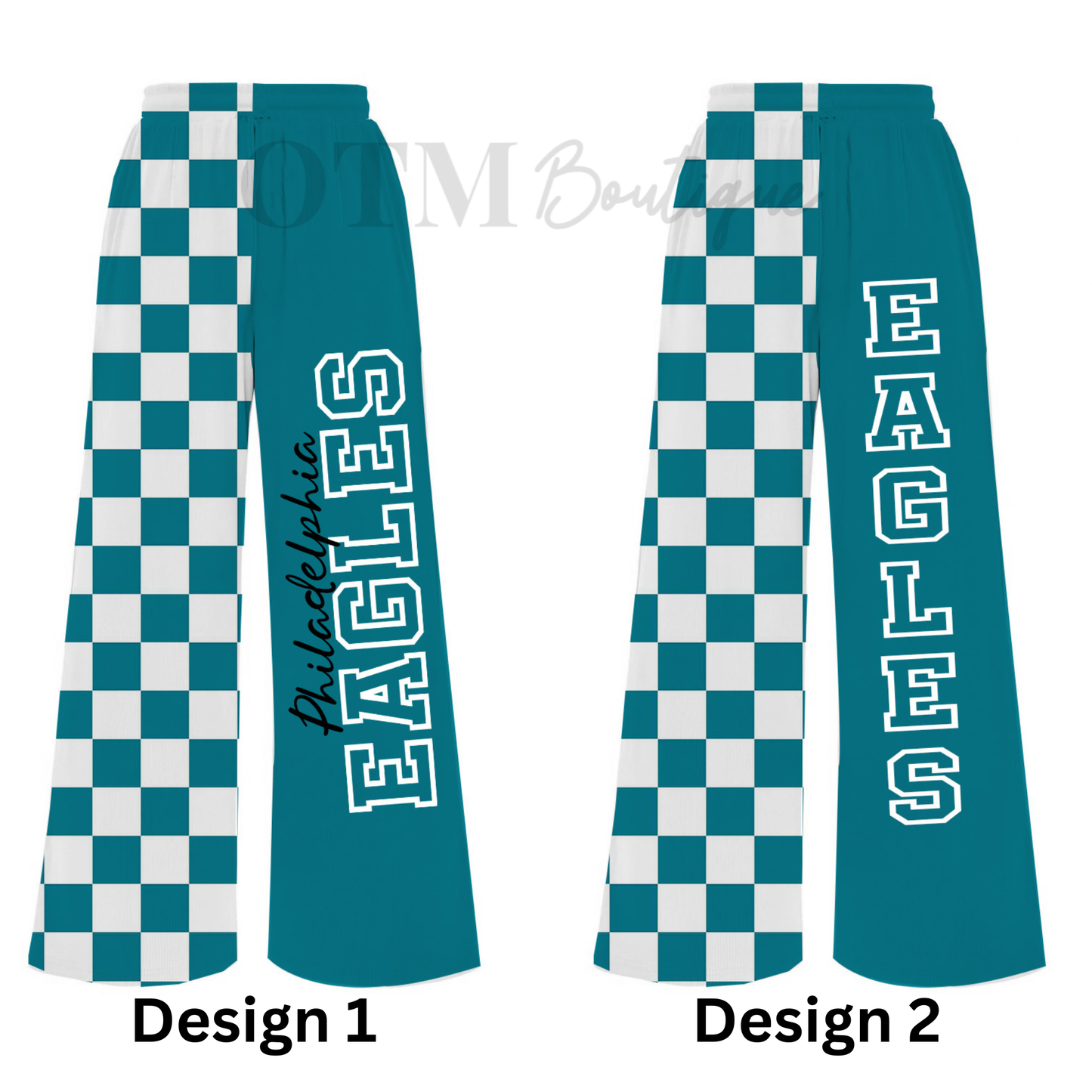 Preorder Custom Team Split Checkered Pants