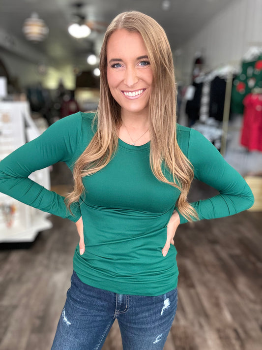 Keep It Chill Long Sleeve - Hunter Green