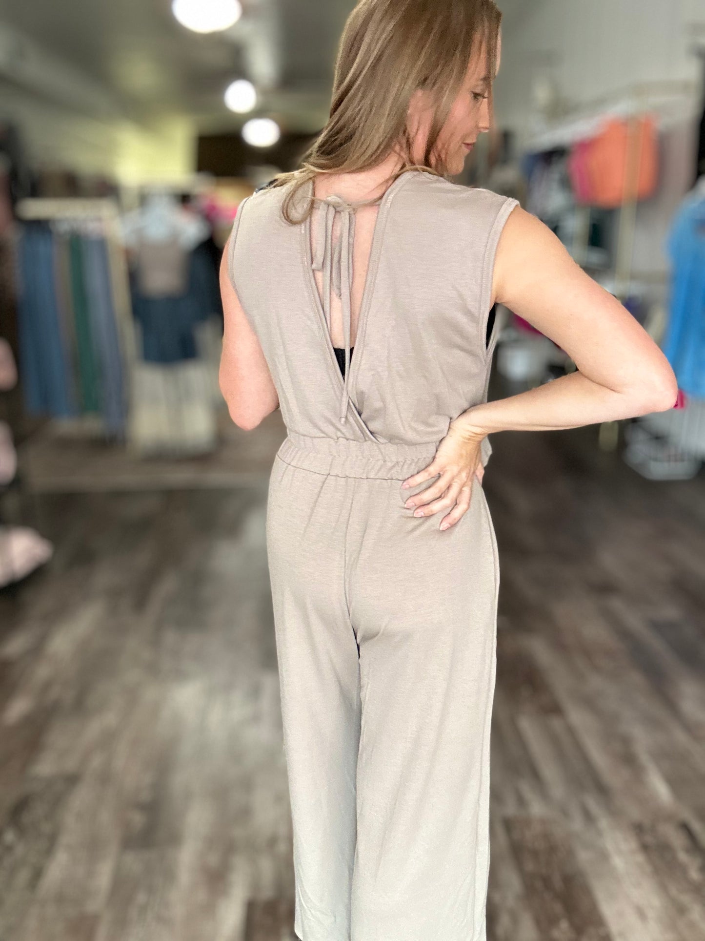 Never Late Wide Leg Jumpsuit