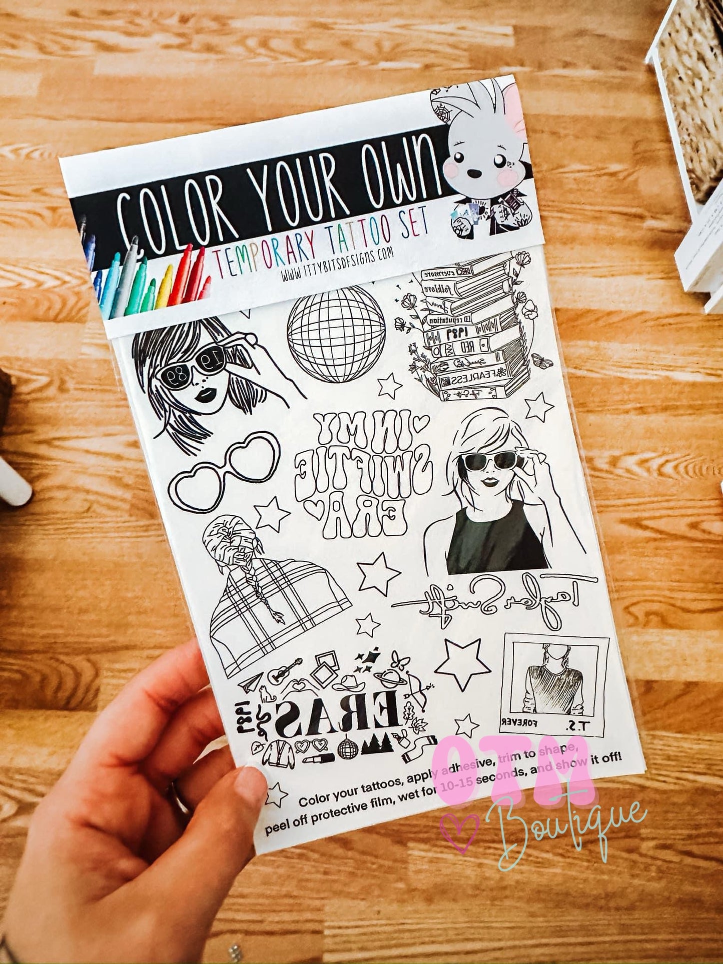 Color Your Own Tattoo Sheets