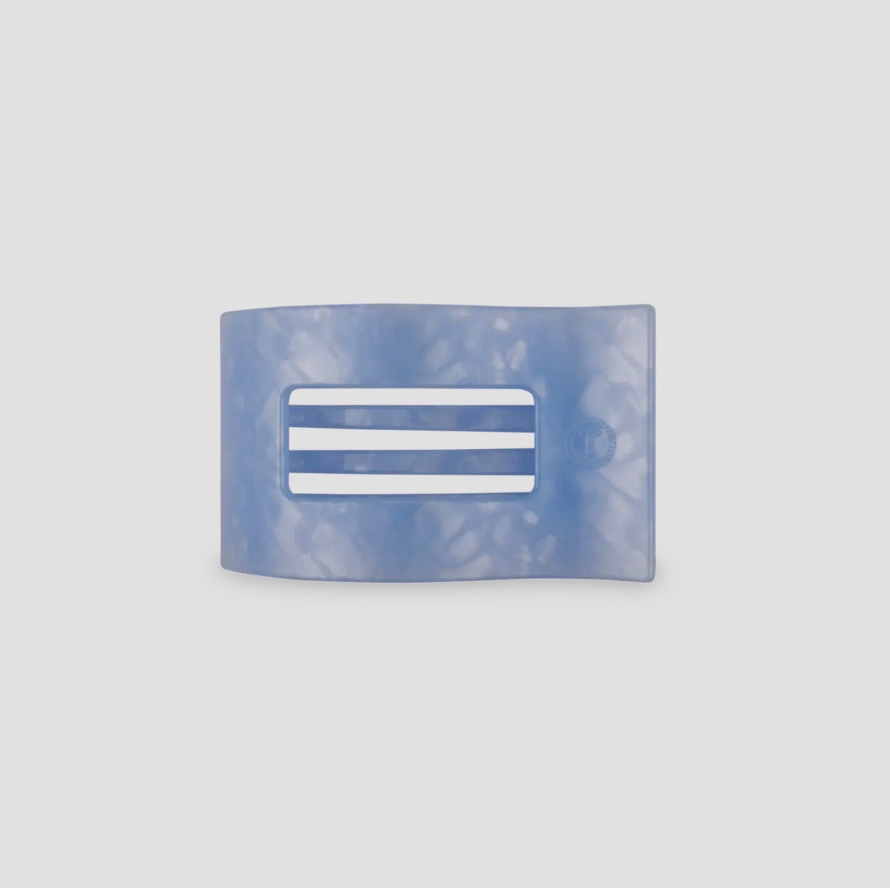Blue Lagoon Flat Rectangle Clip - Small