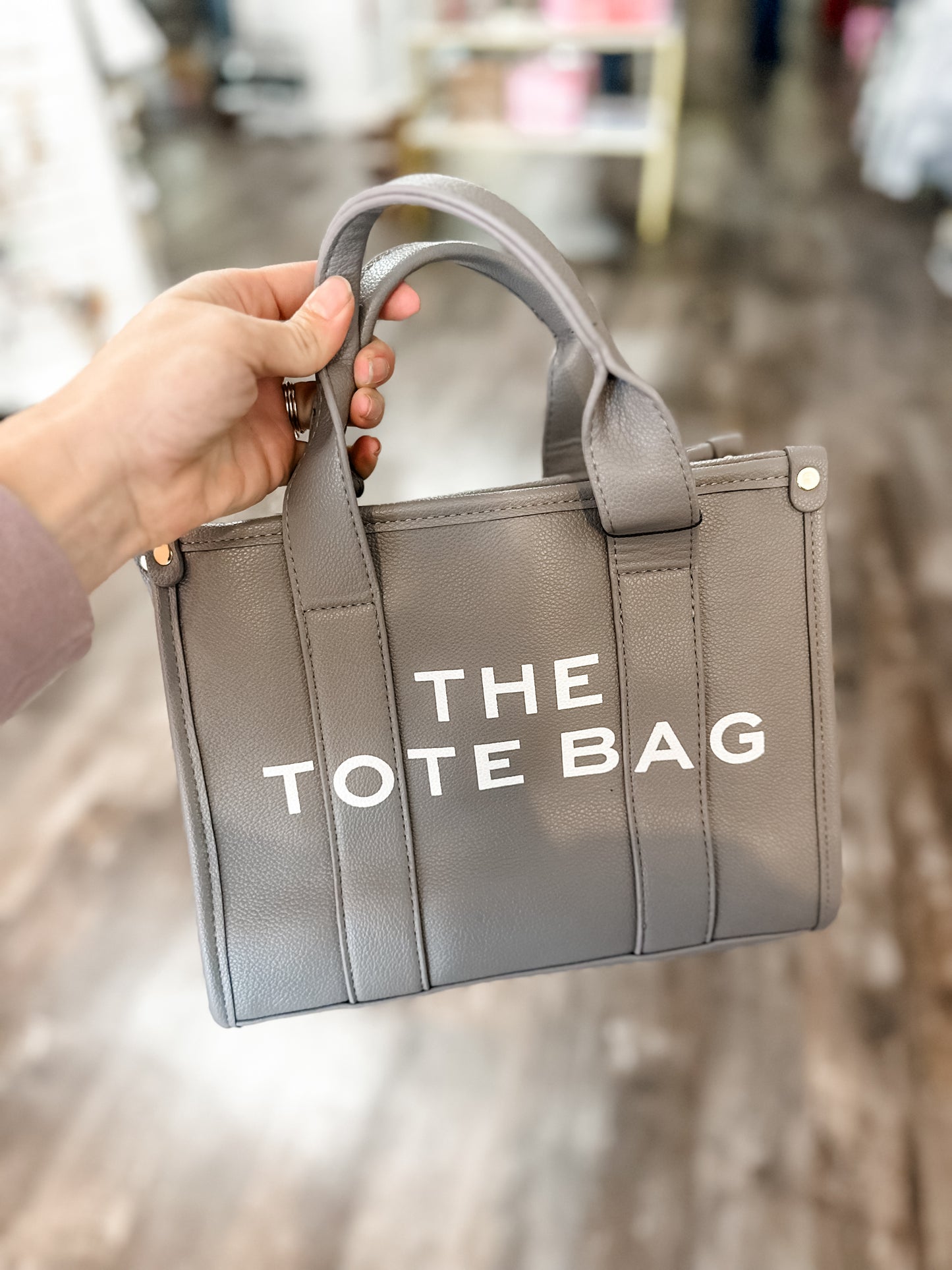 Tote Bag Purse - Grey