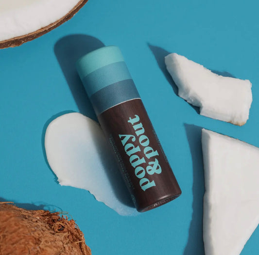 Poppy & Pout Lip Balm - Coconut Coast