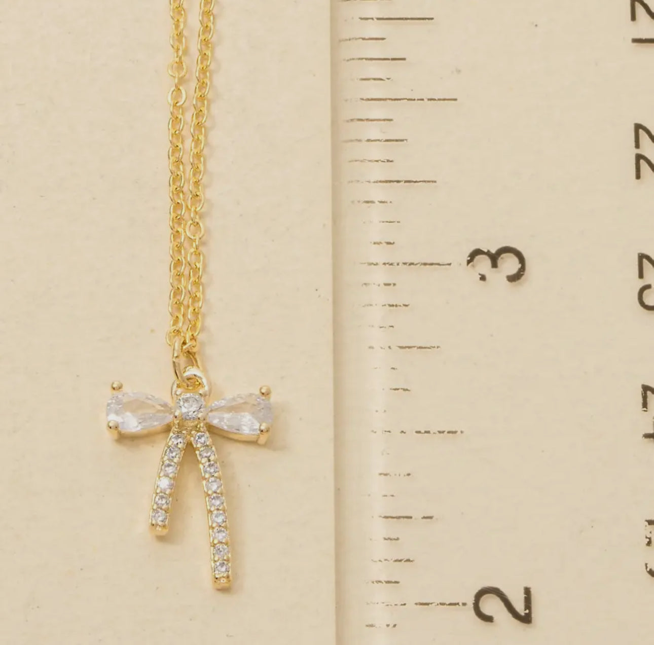 Ribbon Bow Necklace