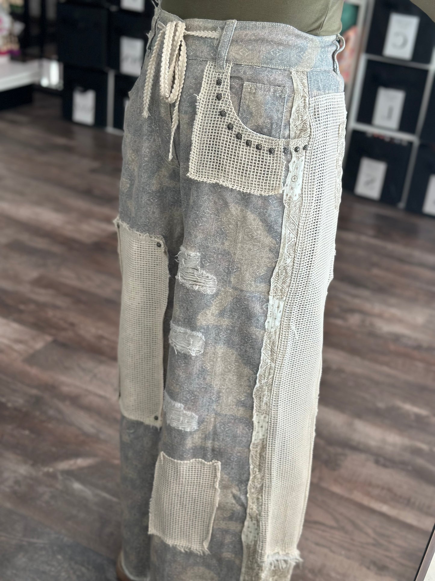 All My Love Camo Denim Pants