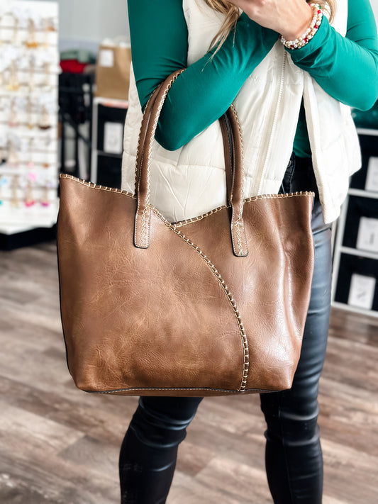 Jupiter 2-in-1 Shoulder Bag Set (Coffee)