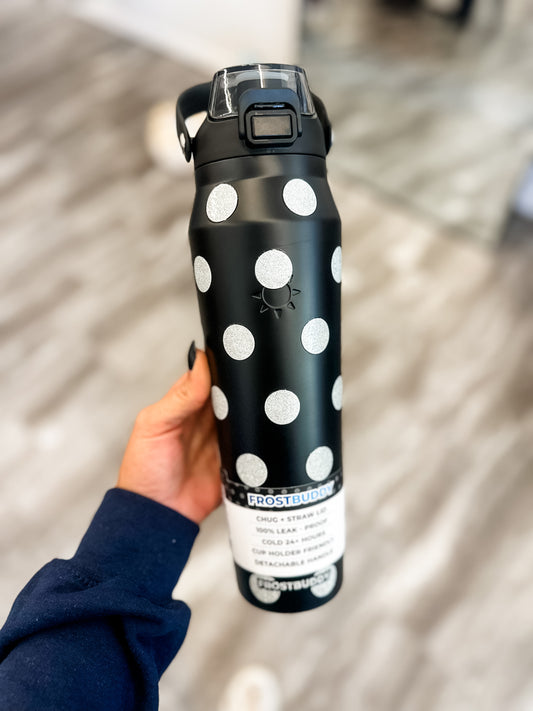 Polka Dot Pop Bottle Buddy 32oz