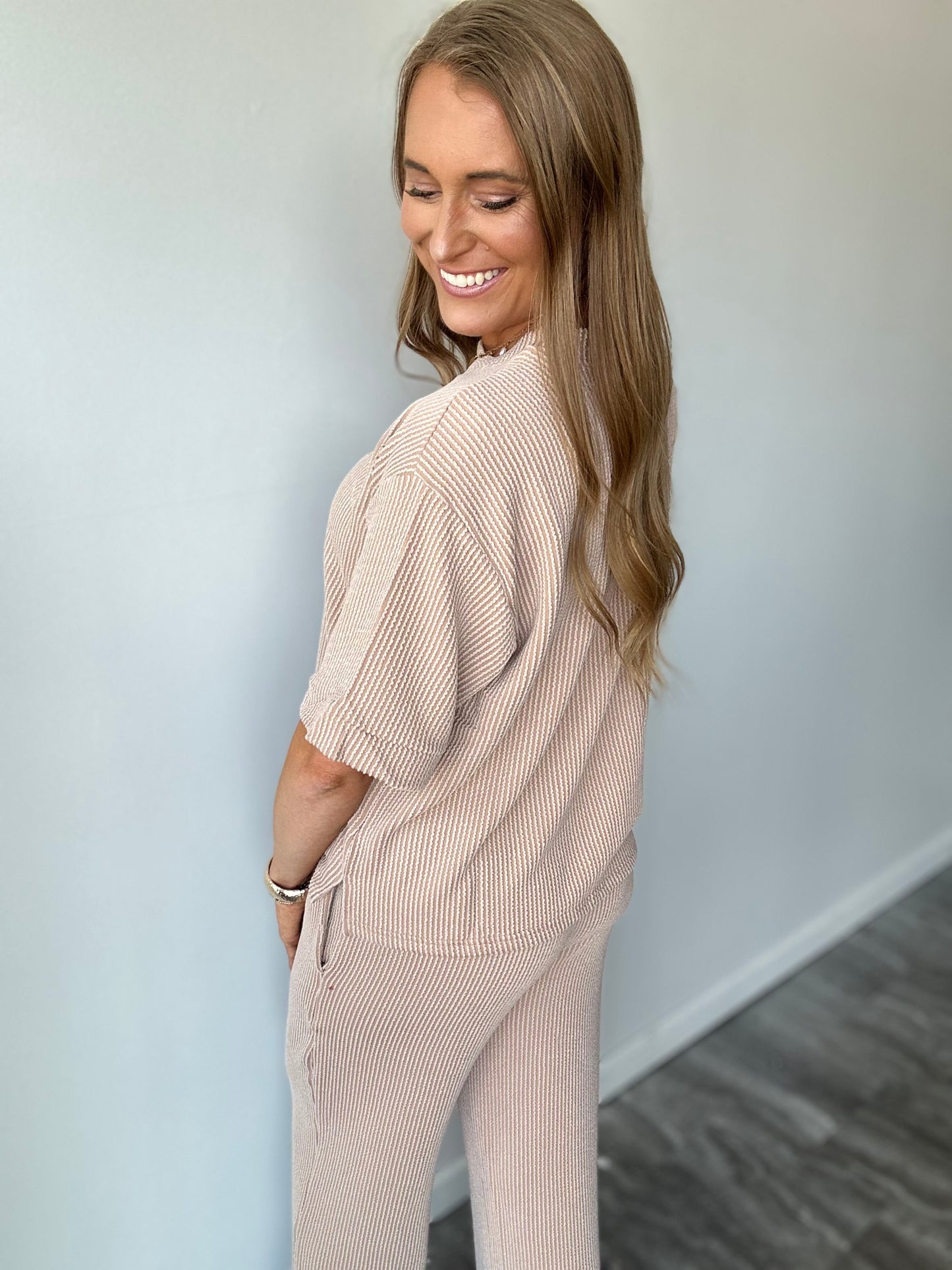 Feeling Good Ribbed Set (Mocha)