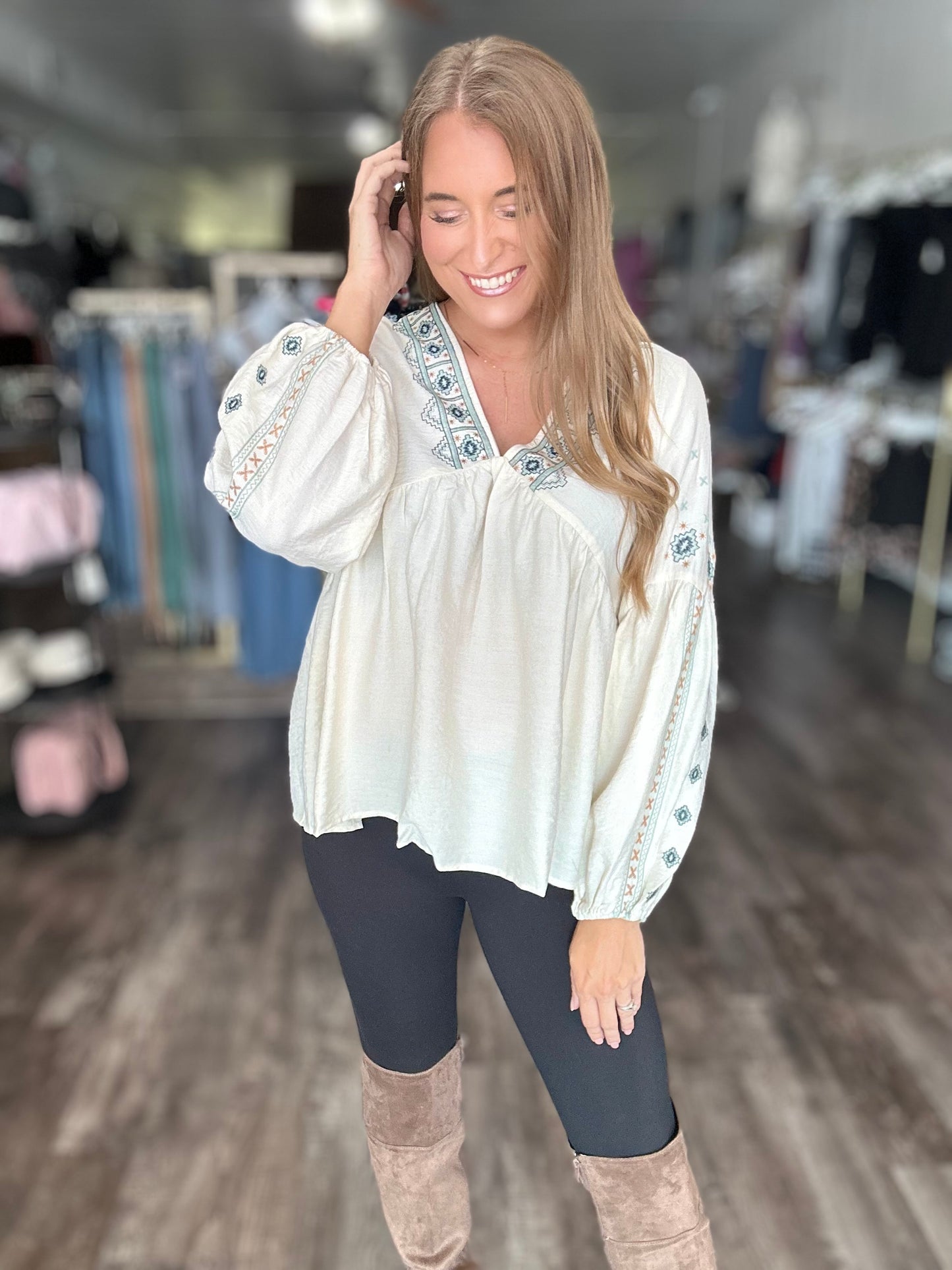 Girls Will Be Girls Flowy Top