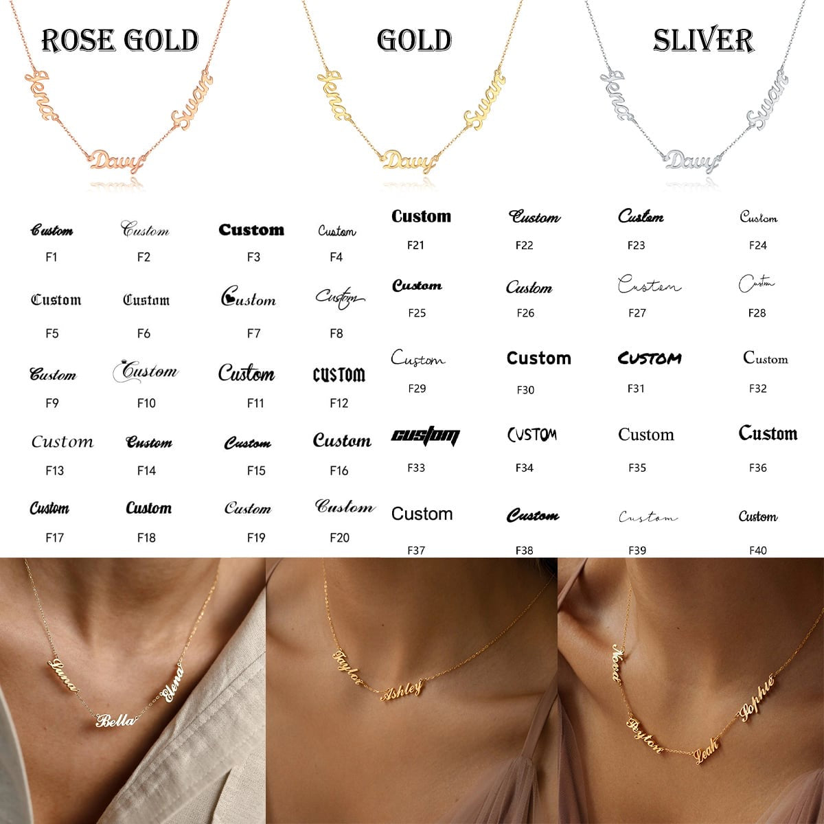 PREORDER Custom Name Necklace