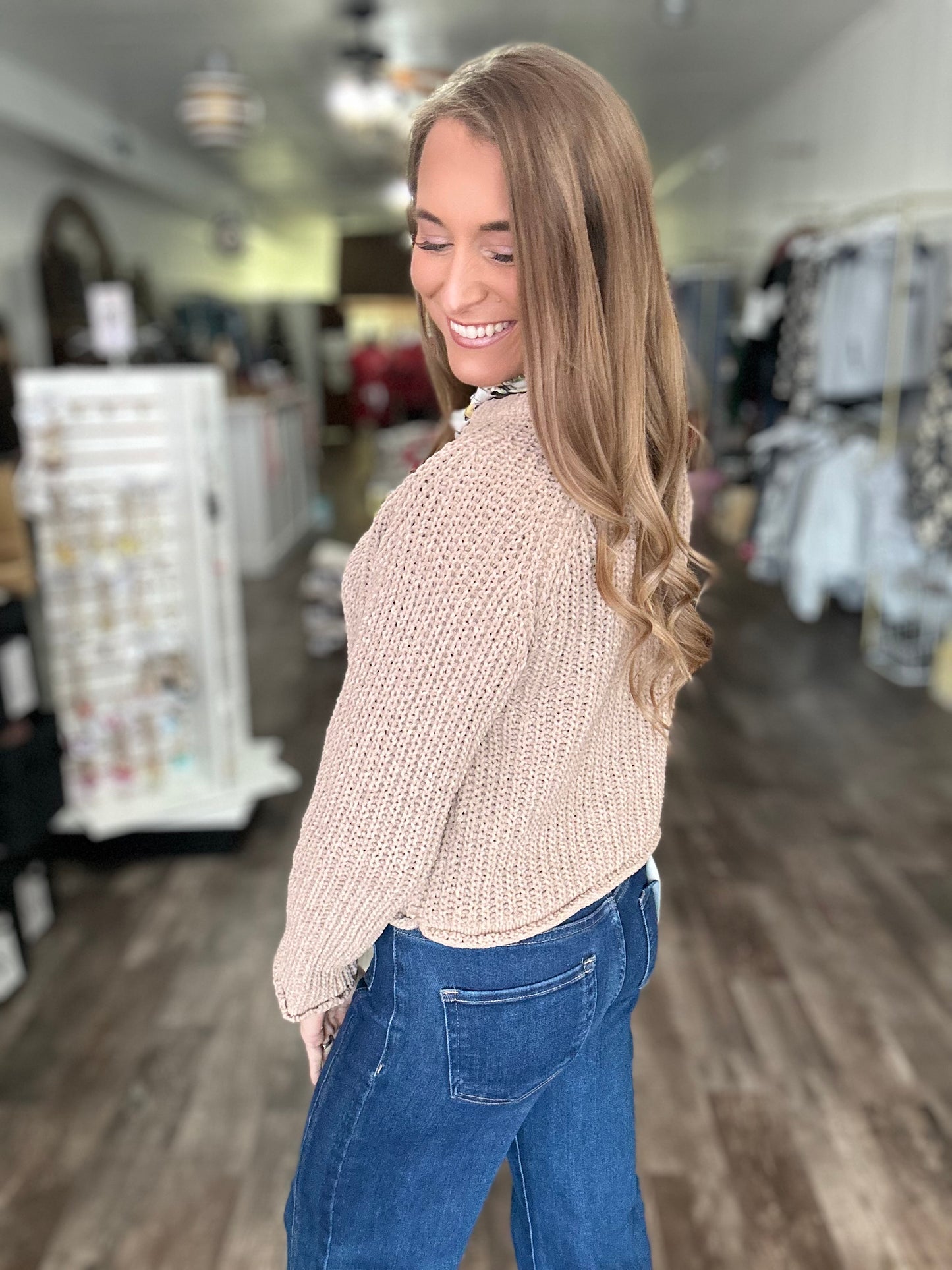 Do Not Disturb Yarn Knit Sweater