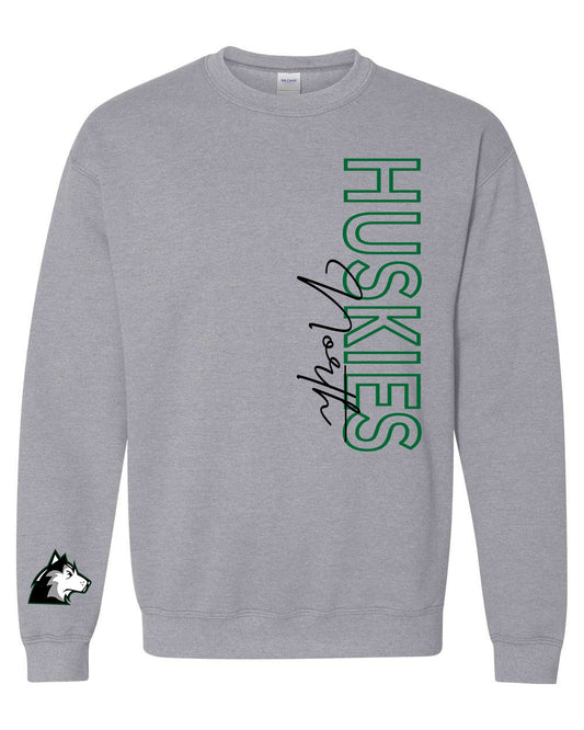 Preorder Huskies Statement Long Sleeve/Crewneck (Grey)