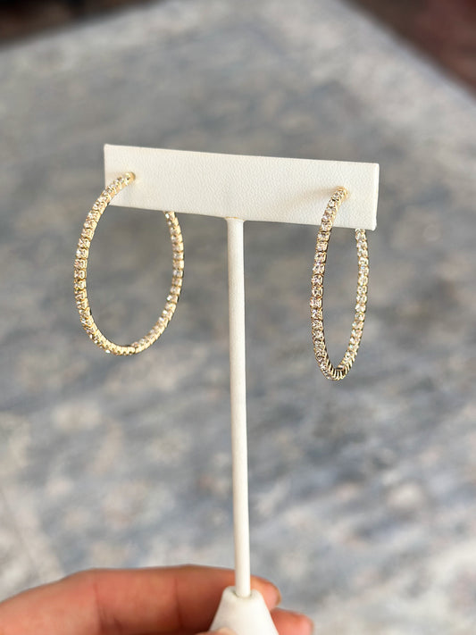 Sparkle Hoops - Gold
