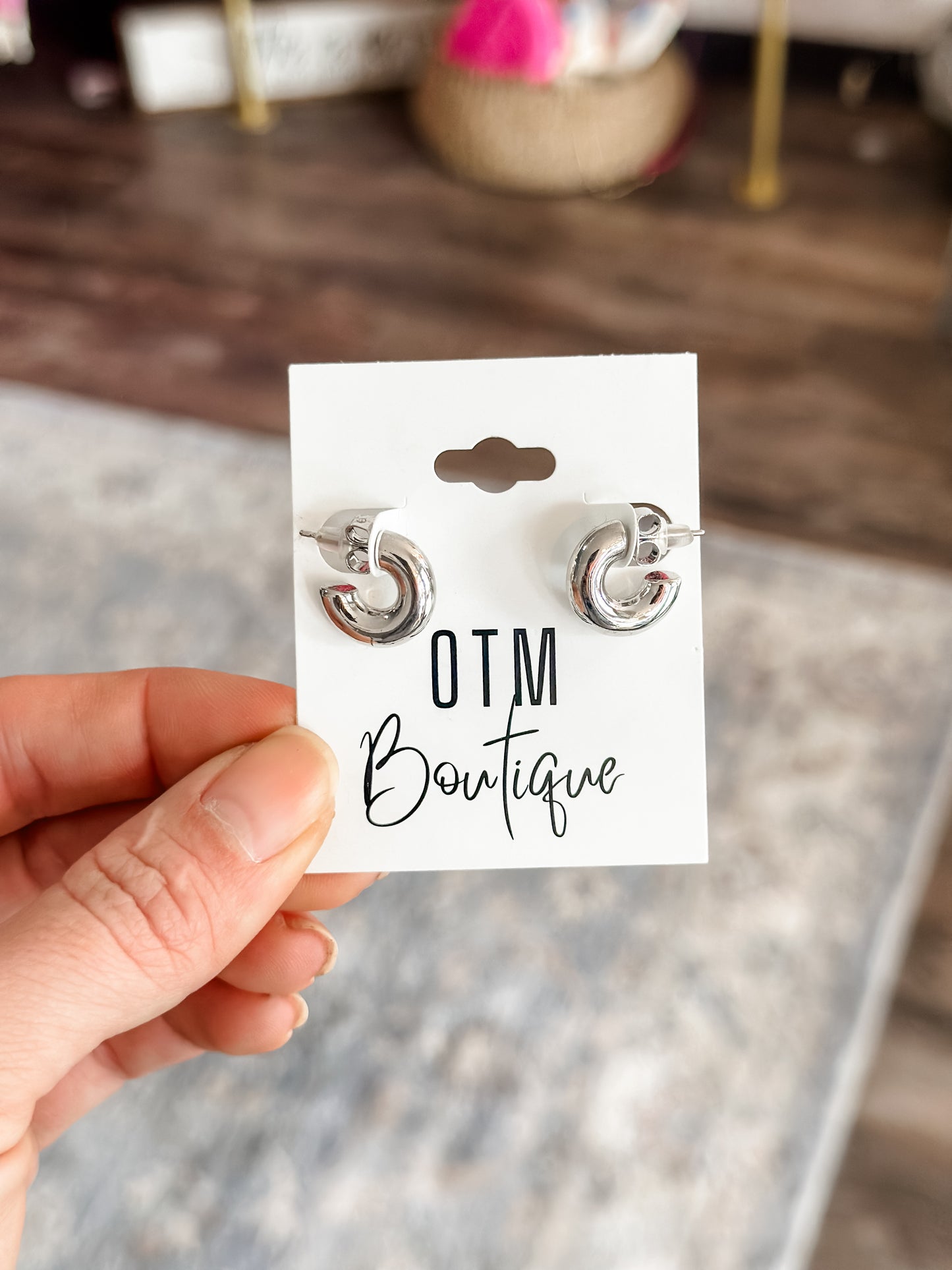 Mini Hoops (Silver)