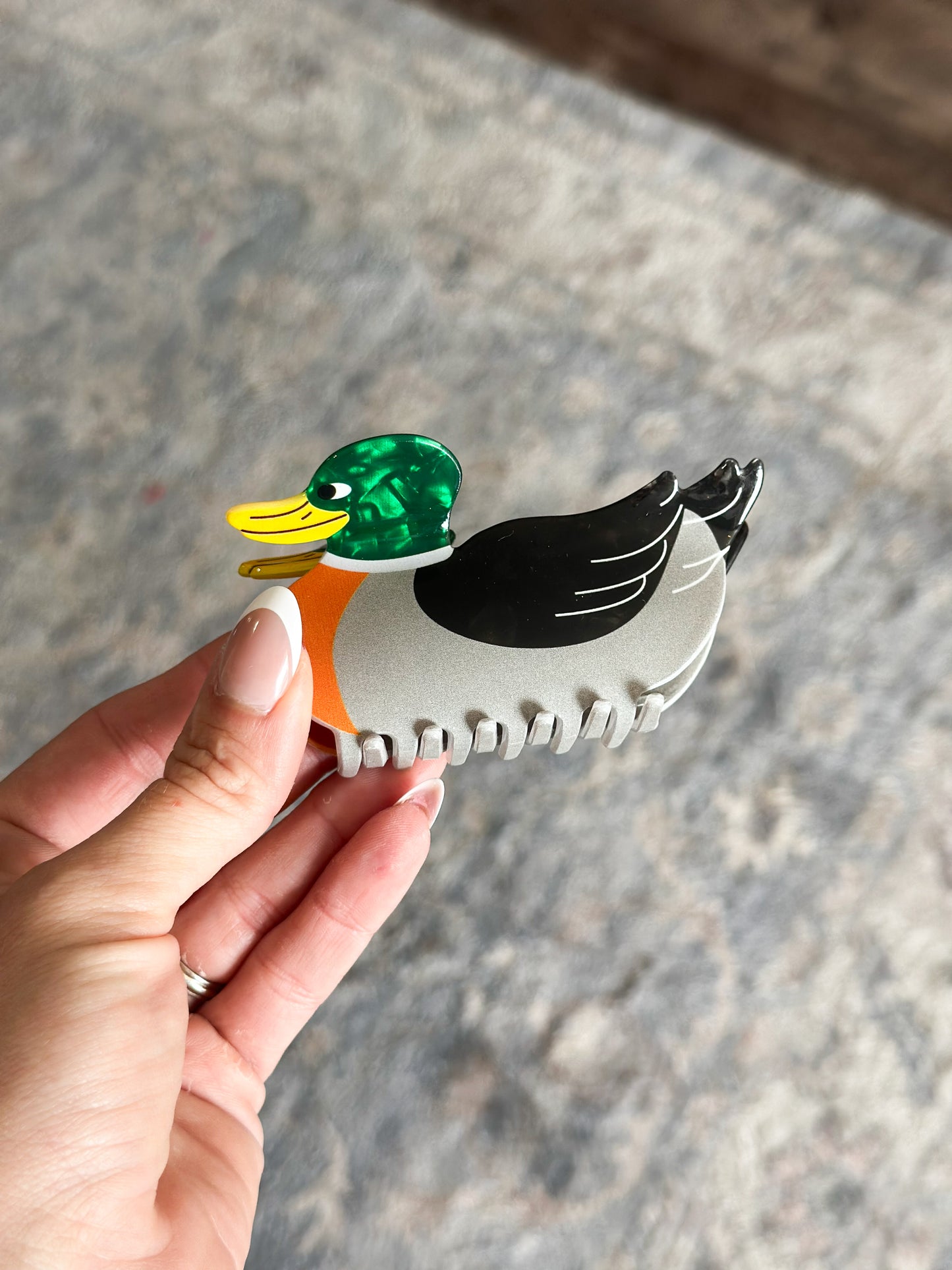 Mallard Duck Claw Clip