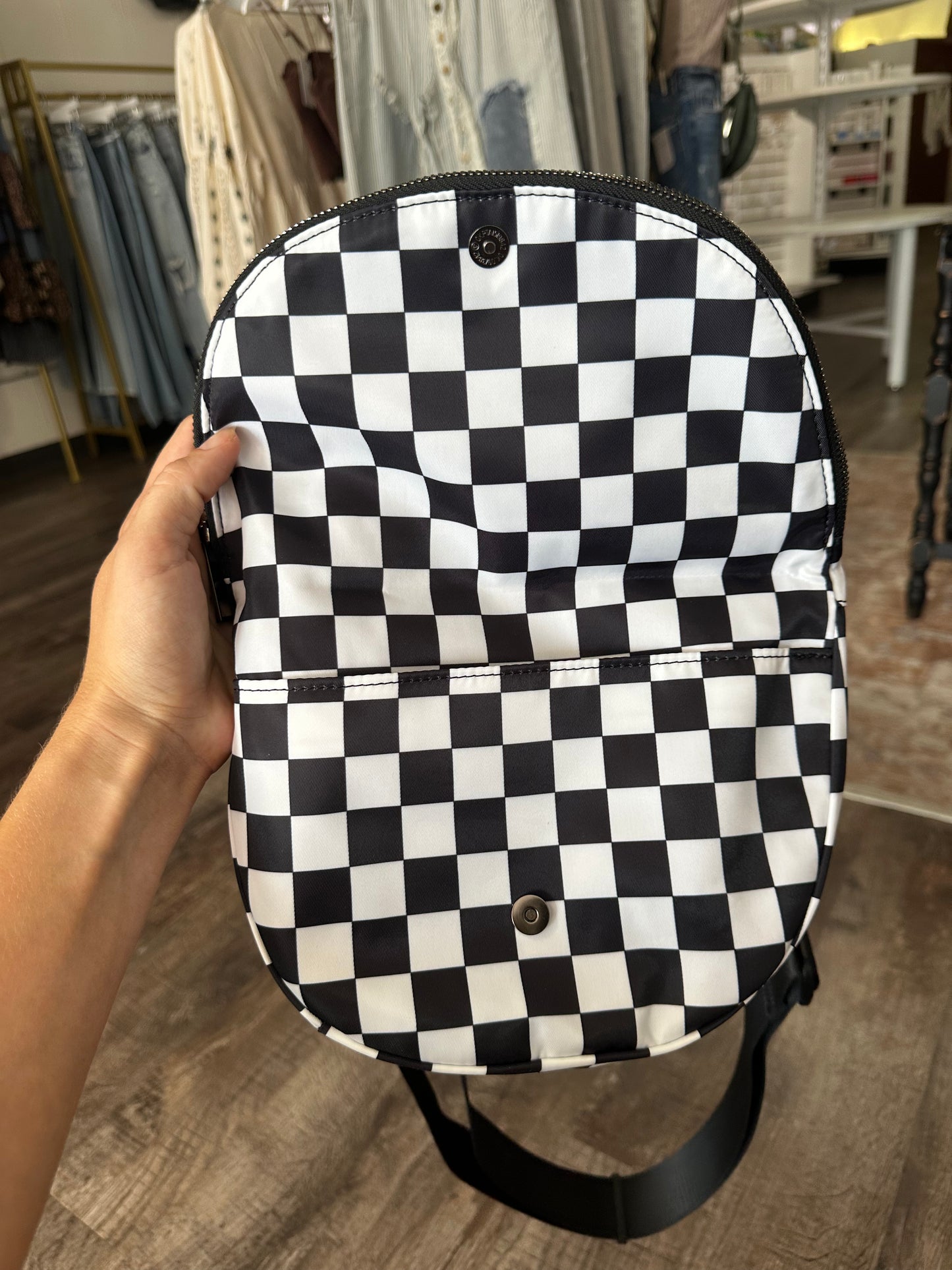 RESTOCK For The Hustle Sling Bag - Checkered