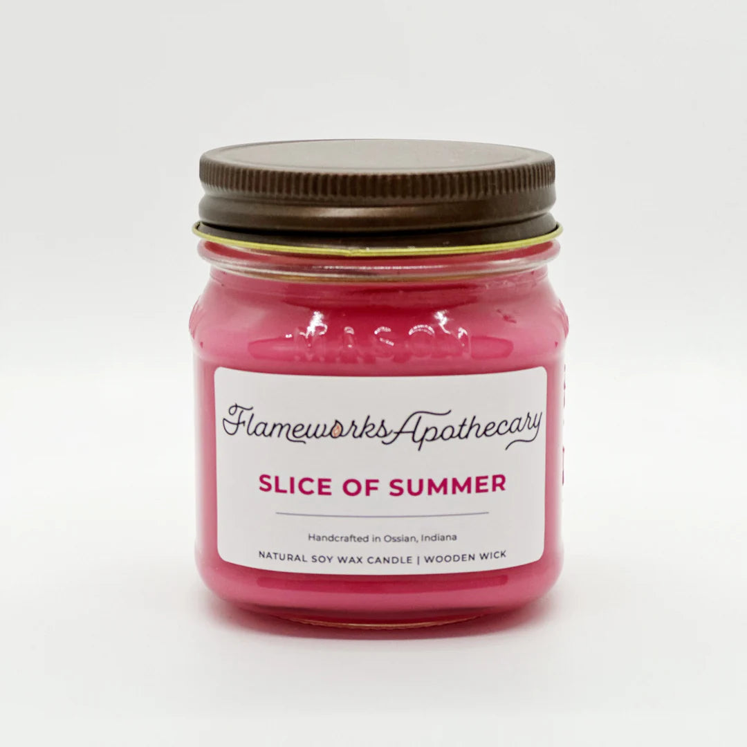 8oz Mason Jar Candle - Slice of Summer