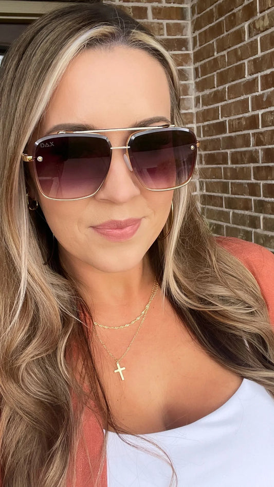 Dallas Sunglasses (Brown) - DAX