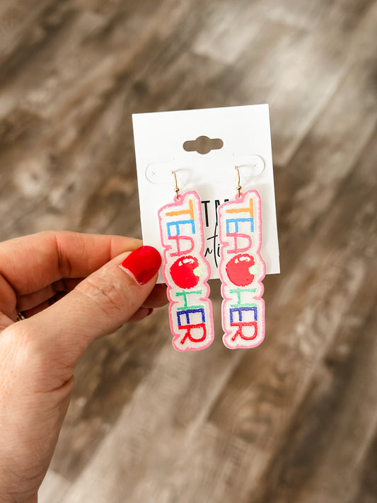 Teacher Dangle Earrings