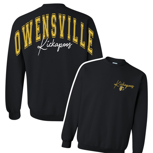 Preorder Custom Arm to Arm Crewneck - OCS Kickapoos