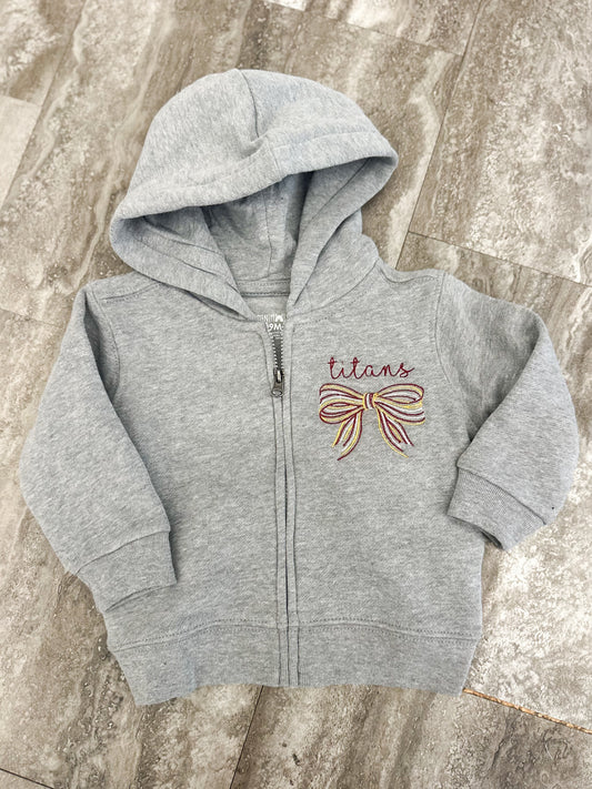 Titans Bow Embroidered Jacket (6/9M)