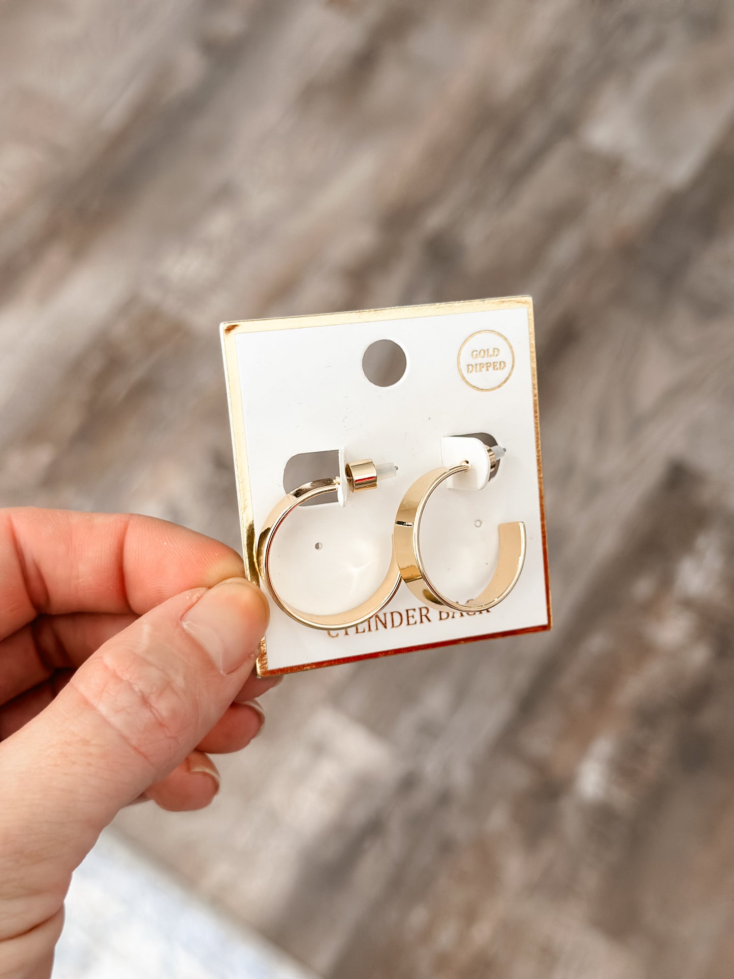Simple Gold Hoops