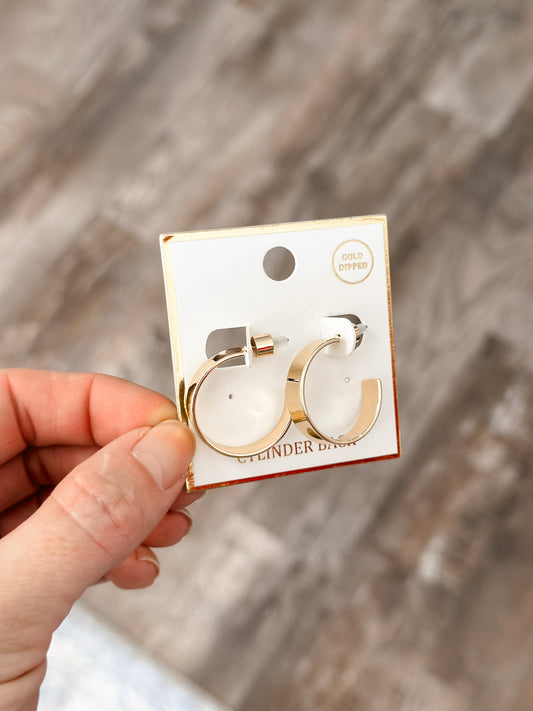 Simple Gold Hoops