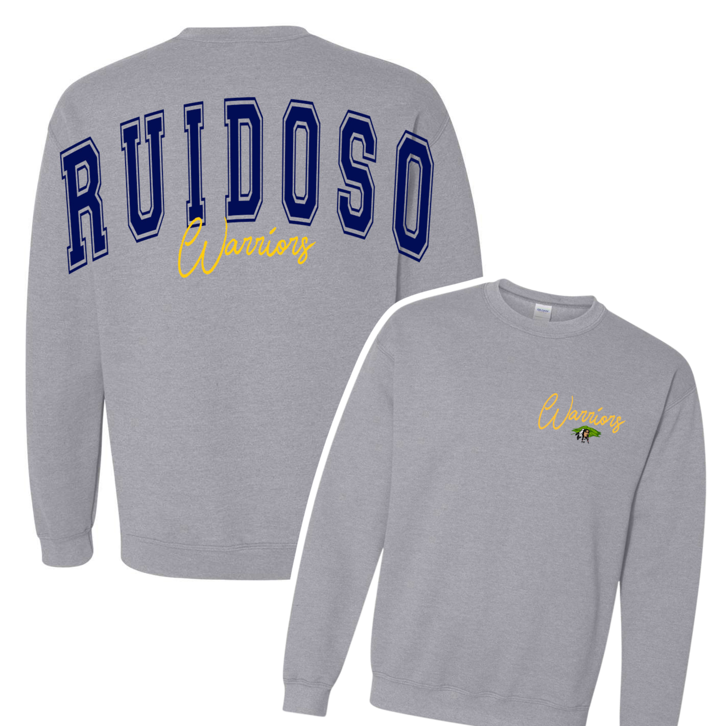 Preorder Custom Arm to Arm Crewneck - Ruidoso Warriors
