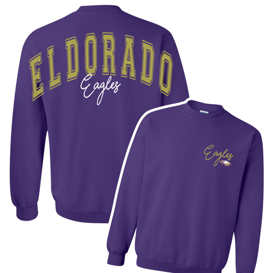 Preorder Custom Arm to Arm Crewneck - Eldorado Eagles