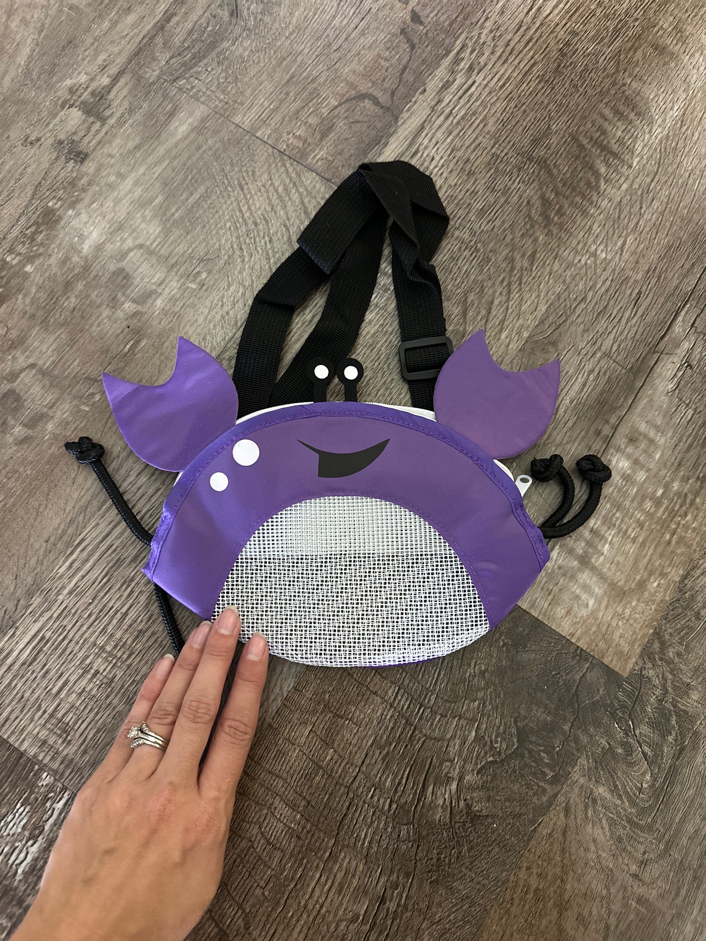SUPER SALE Purple Crab Shell Bag