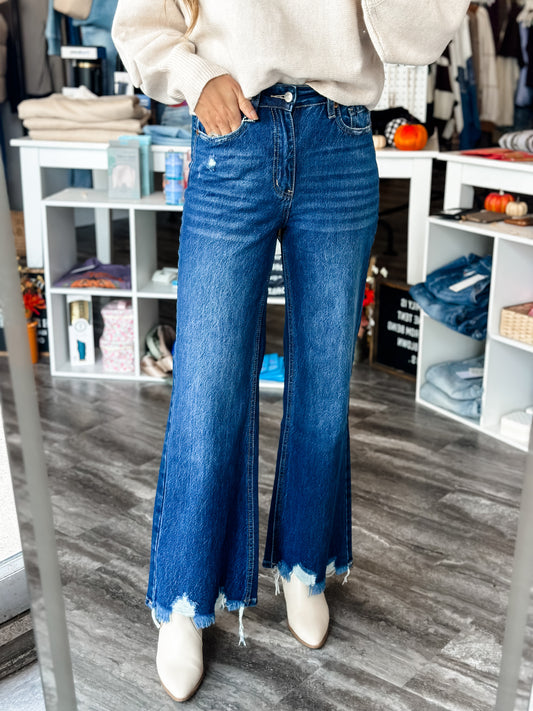 Lynne High Rise Relaxed Deim