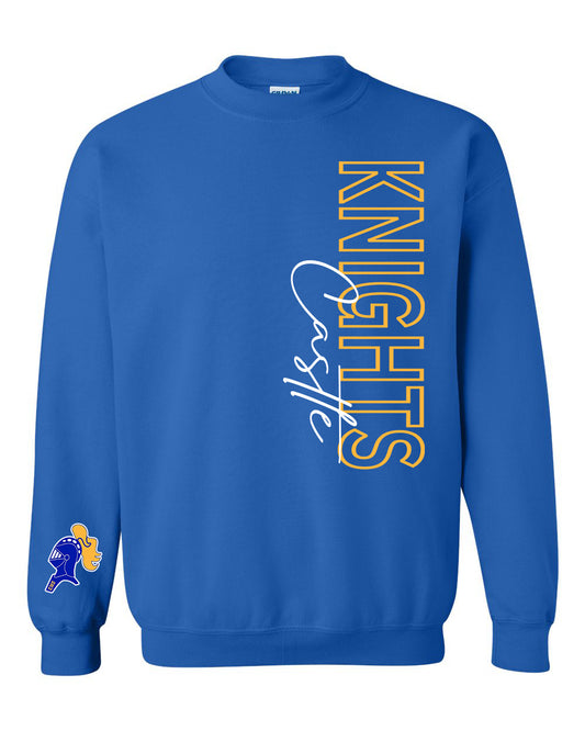 Preorder Knights Statement Long Sleeve/Crewneck (Blue)