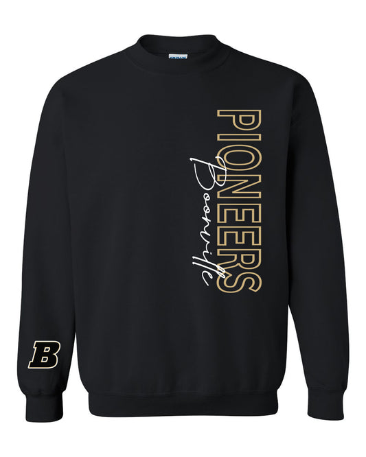 Preorder Boonville Statement Long Sleeve/Crewneck (Black)