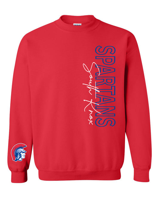 Preorder SK Spartans Statement Long Sleeve/Crewneck (Red)