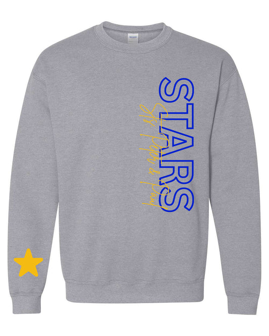 Preorder Stars Statement Long Sleeve/Crewneck (Grey)