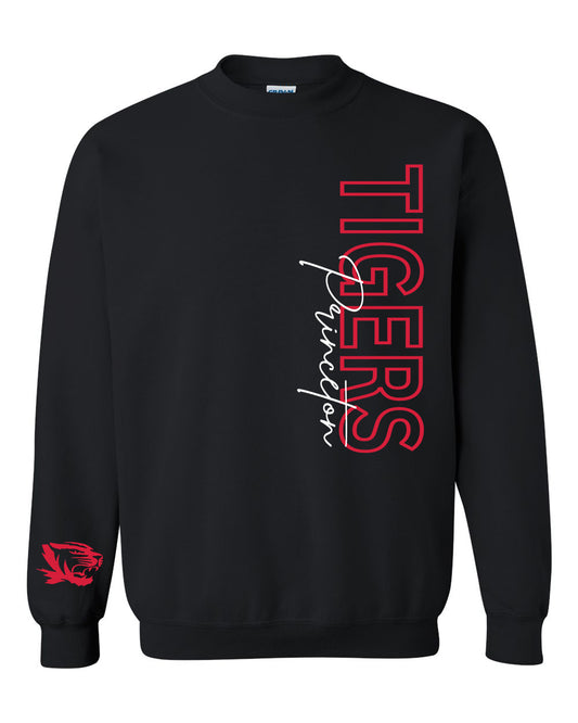 Preorder Tigers Statement Long Sleeve/Crewneck (Black)