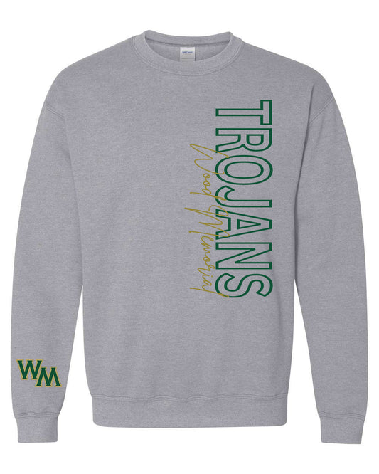 Preorder Trojans Statement Long Sleeve/Crewneck (Grey)