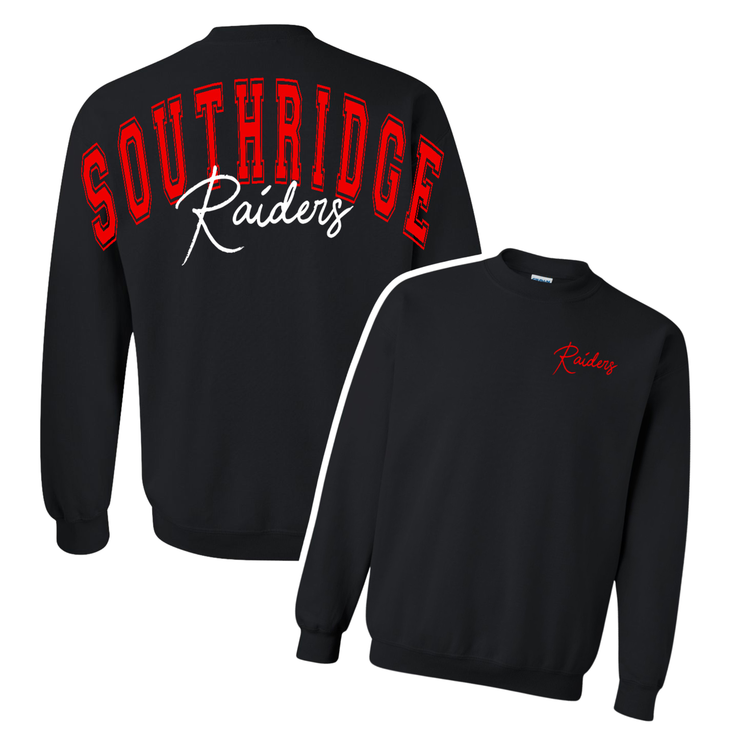 Preorder Custom Arm to Arm Crewneck -Southridge Raiders