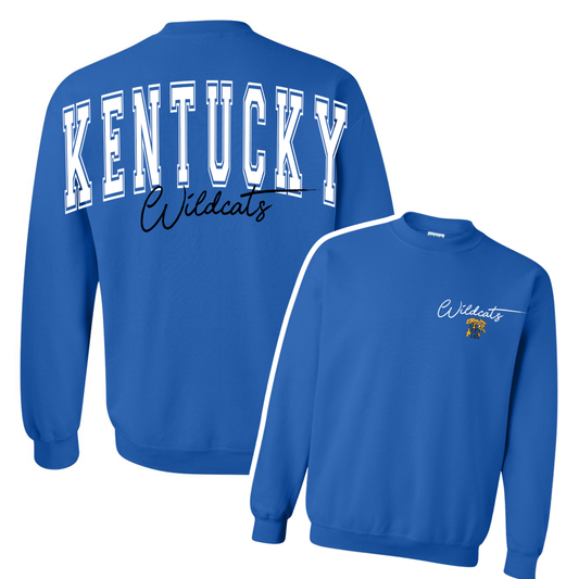 Preorder Custom Arm to Arm Crewneck - KY Wildcats