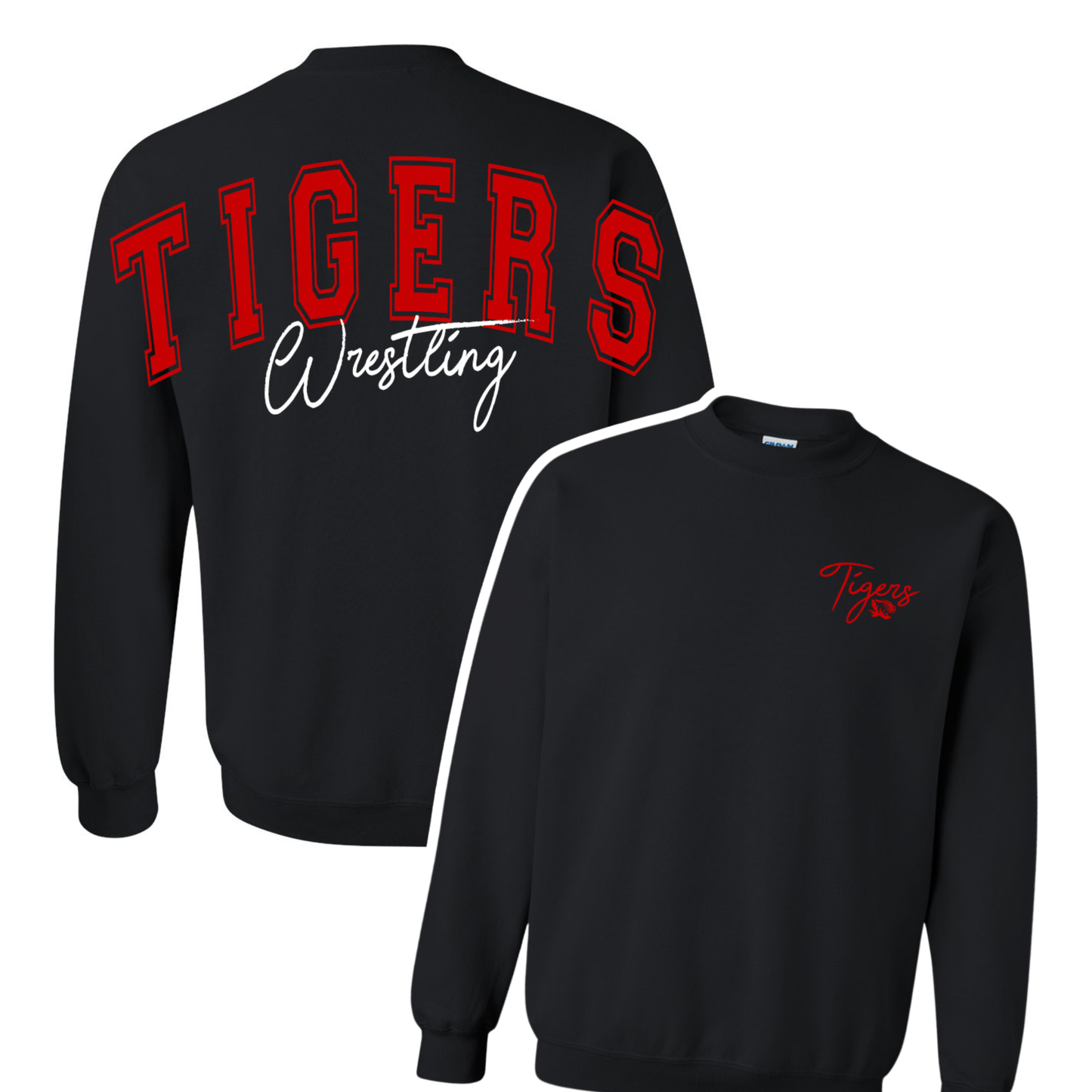 Preorder Custom Arm to Arm Crewneck - Tigers Wrestling
